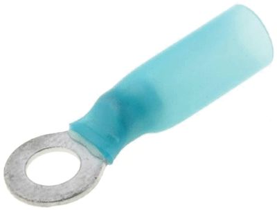 Ringkabelsko med krympslang 5mm blå 1,5-2,5mm²