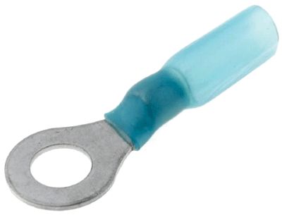 Ringkabelsko med krympslang 6 mm blå 1,5-2,5 mm²