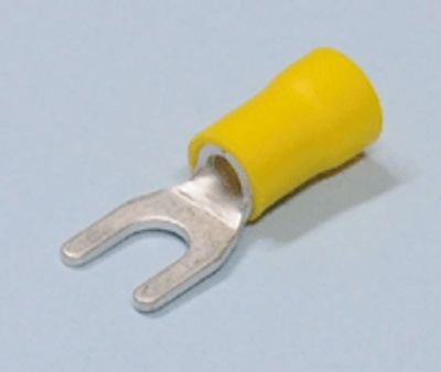 Spänningsklämma 5mm gul 4-6mm²