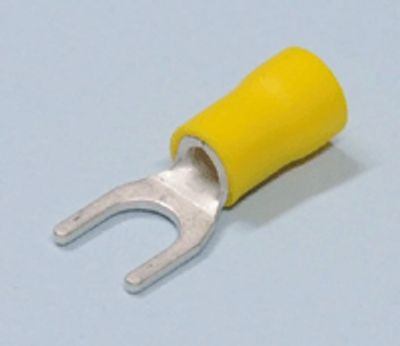 Slangkoppling 6mm gul 4-6mm²