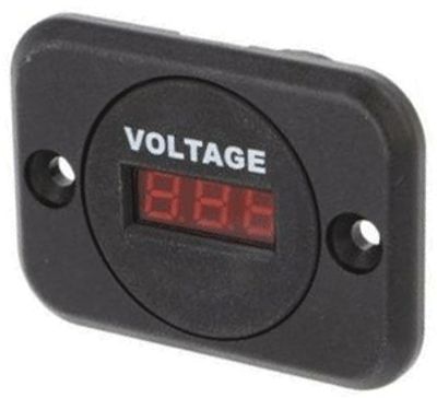 Digital LED-panelmätare 6-33Vdc röd (A25-1PS-BB3-R)