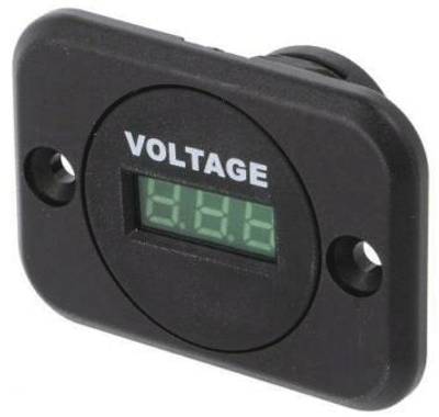 Digital LED-panelmätare 6-33Vdc grön (A25-1PS-BB3-G)