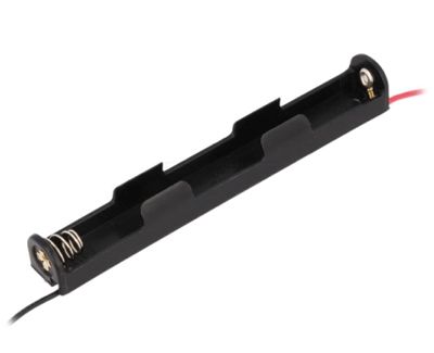 Batterihållare med kablar 2xAAA/R03