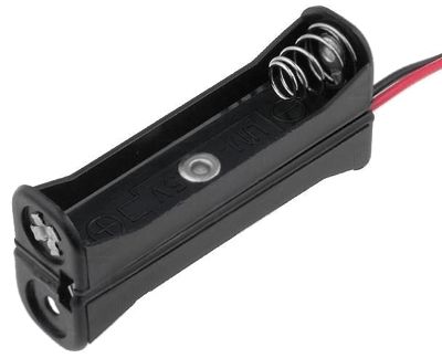 Batterihållare med kablar 2xAAA/R03