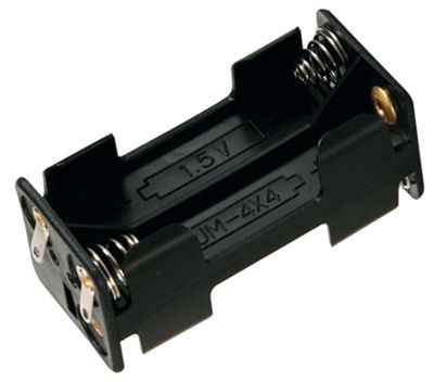 Batterihållare med lödöron 4xAAA/R03 *