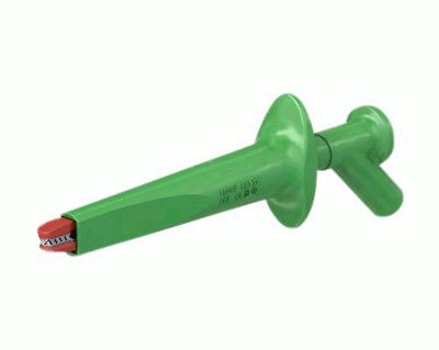 Mätspets 4 mm för säkerhetsbanankontakt Cat IV 1000V gulgrön (66.9474-25)