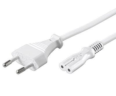 Panelanslutningskabel Euro-C/C7 vit 0,5m