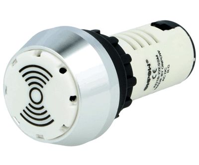 Piezo-summer med LED-indikator 24Vac/dc IP40