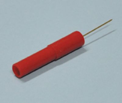 SMD-mätspets för 4 mm banankontakt röd