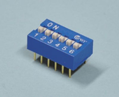 DIL-omkopplare 6-polig