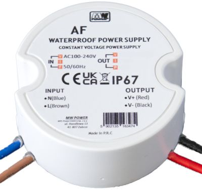 Kvarnströmförsörjning 12Vdc 0,83A 10W IP67