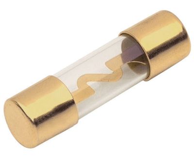Glasrörsäkring (AGU) förgylld 10,3x38mm 50A 32Vdc (ZH229-AGU-G-50) *