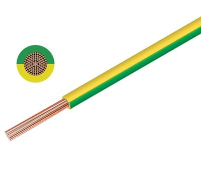 Anslutningskabel 450/750V 16mm² gulgrön (H07V-K16)