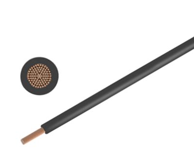 Anslutningskabel 450/750V 16mm² svart (H07V-K16)