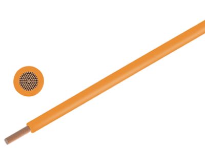 Anslutningskabel 450/750V 4,0mm² orange (H07V-K4)
