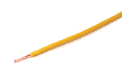 Anslutningskabel 60Vdc 0,35mm² gul 100m/rulle