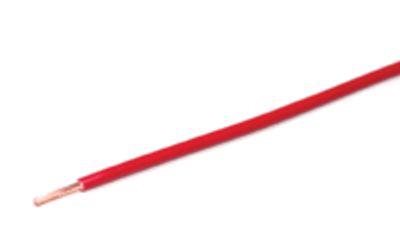 Anslutningskabel 60Vdc 0,22mm² röd 100m/rulle
