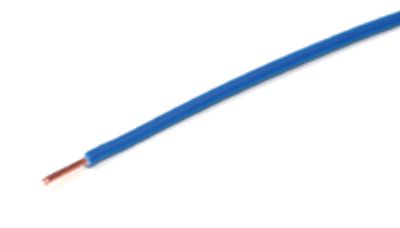 Anslutningskabel 60Vdc 1,0mm² blå 100m/rulle