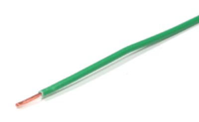 Anslutningskabel 60Vdc 1,0mm² grön 100m/rulle