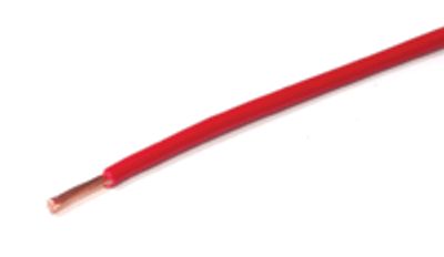Anslutningskabel 60Vdc 1,5mm² röd 100m/rulle