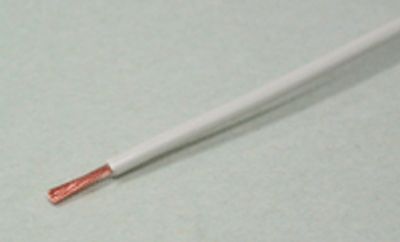 Anslutningskabel 60Vdc 1,5mm² vit 100m/rulle