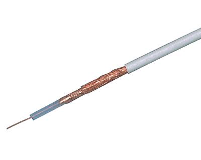 Koaxialkabel 75 ohm vit