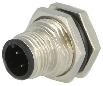 Sensoranslutning M12 husskontakt 4-polig hane (M12A-04PMMS-SF8001)