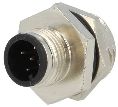 Sensoranslutning M12 hylsanslutning 5-polig hane (M12A-05PMMS-SH8001)