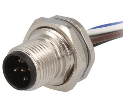 Sensoranslutning M12 husskontakt med kablar 5-polig hane (T4171010005-001)