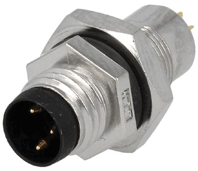 Sensoranslutning M8 husskontakt 3-polig hane