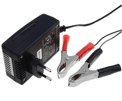 Automatisk laddare 2V/6V/12V för blybatterier 800mA