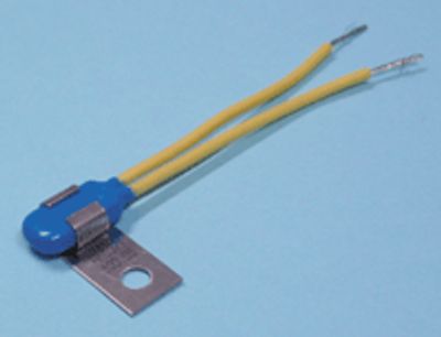 Bimetalltermostat öppnar vid +90°C