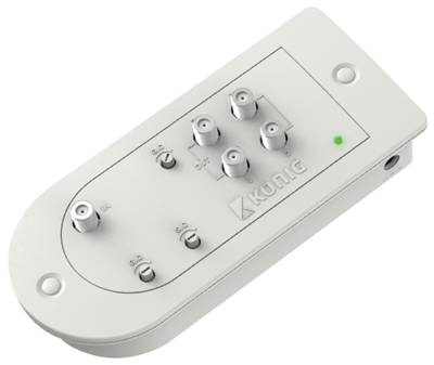 Antennförstärkare med 4 utgångar och returkanal 20dB 12Vdc/230Vac