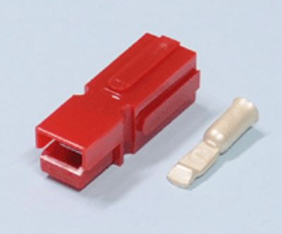 Laddningskontakt 1-polig 600V 75A röd