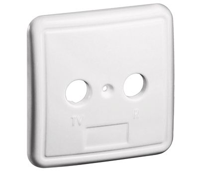 Täckskena för antennuttag radio/TV