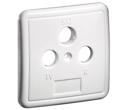 Täckskena för antennuttag radio/TV/SAT