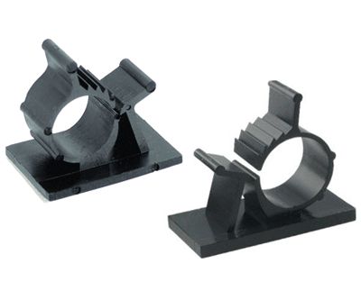 Kabelklämma med lås 10-12,5 mm svart