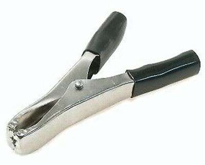 Svart lödbar gäddklämma 50A