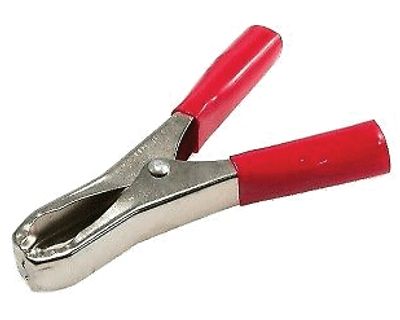 Lodningsbar gäddklämma 50A röd