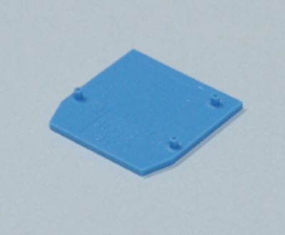 Ändplatta SRKM2.5-serien blå