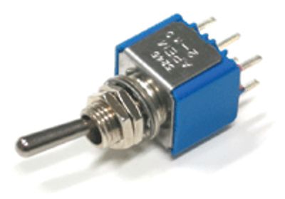 Spakbrytare för kretskort 3A 250Vac 2xON-ON