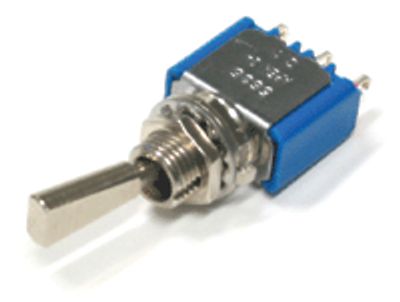 Spakbrytare 3A 250Vac 1x(ON)-OFF-(ON)