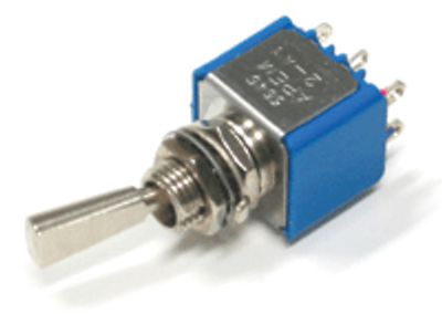 Spakbrytare 3A 250Vac 2xON-ON