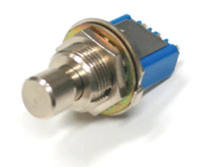 Tryckströmbrytare, 1xON-ON, 6A 125Vac