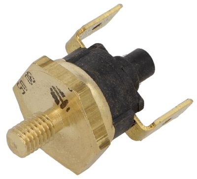 Bimetalltermostat med gängfäste, öppnar vid +80°C