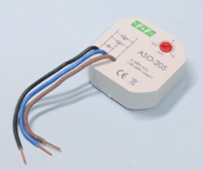 Trappbelysningstimer för apparatdosa 230Vac 10A 0,5-10min