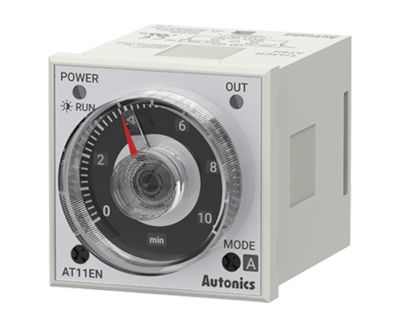 Tidsrelä för DIN-skena 100-240Vac/24-240Vdc 1+1 växlande kontakter