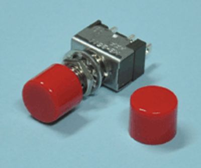 Knopp för MB2500-seriens knappar 10mm röd