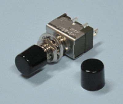 Knopp för MB2500-seriens knappar 8mm svart