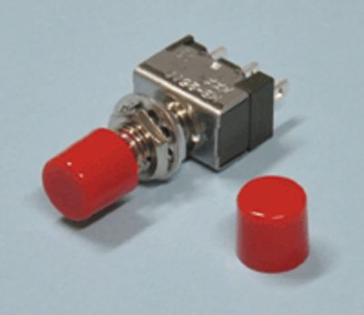 Knopp för MB2500-seriens knappar 8mm röd